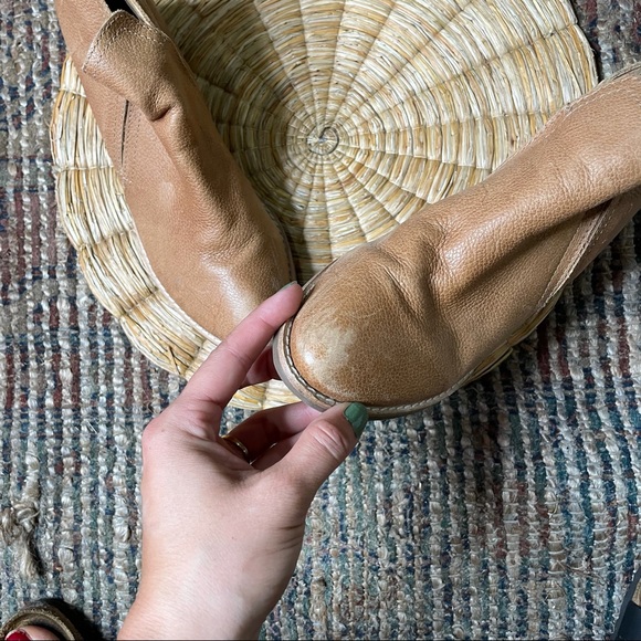 Matisse Wilder Ankle Booties Natural Brown Leather - Picture 4 of 8